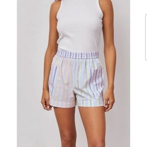 Rails multicolor striped lightweight shorts